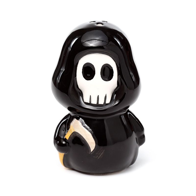 Skull Boy & Ghost Boy Ceramic Salt & Pepper Set From Witch, Please!