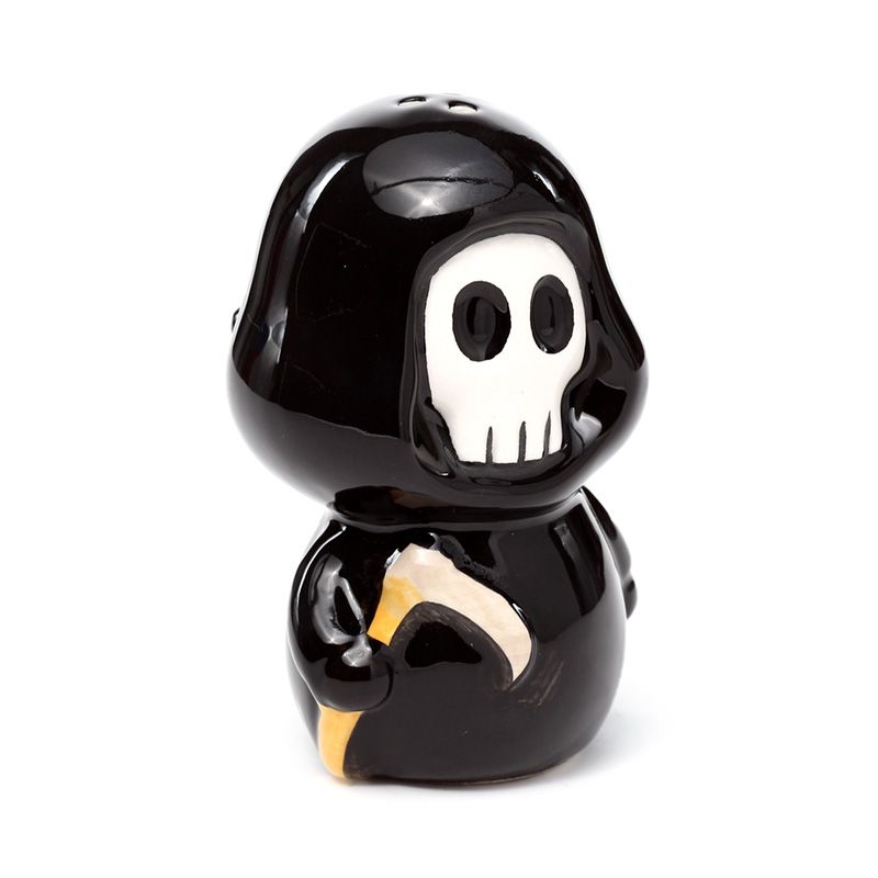 Skull Boy & Ghost Boy Ceramic Salt & Pepper Set From Witch, Please!
