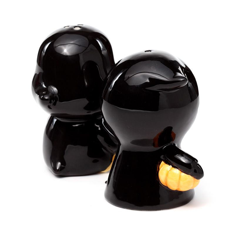 Skull Boy & Ghost Boy Ceramic Salt & Pepper Set From Witch, Please!