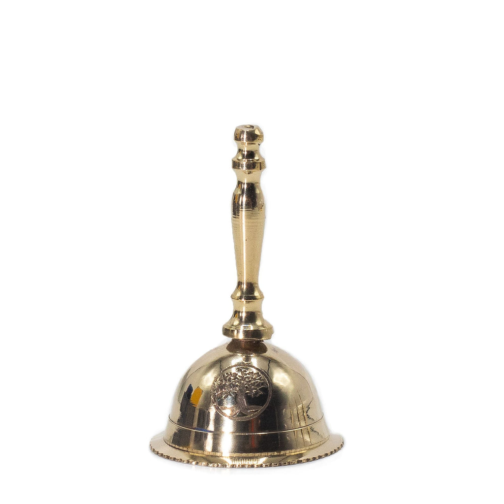Small Altar Brass Bell - Tree of Life Bells