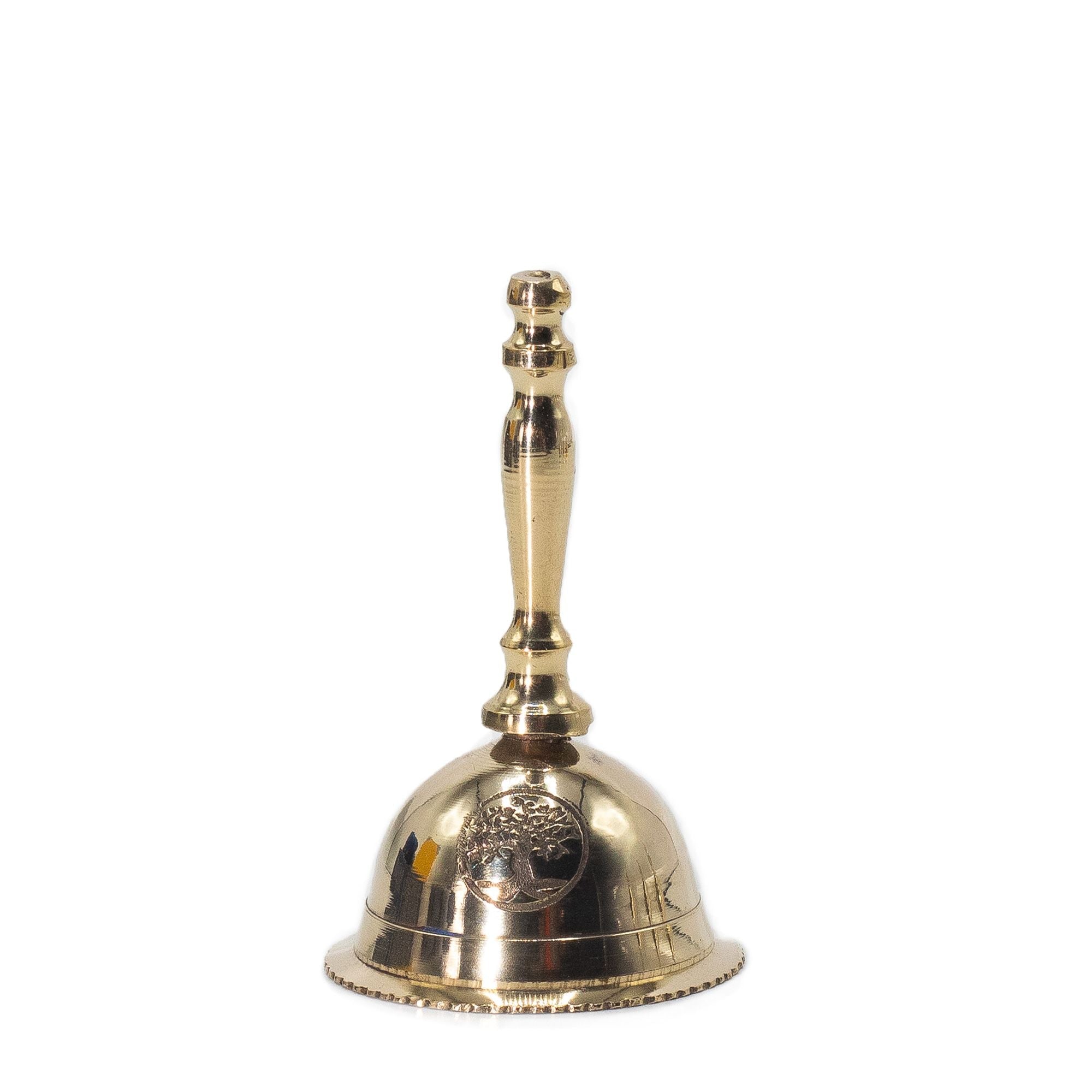 Small Altar Brass Bell - Tree of Life Bells
