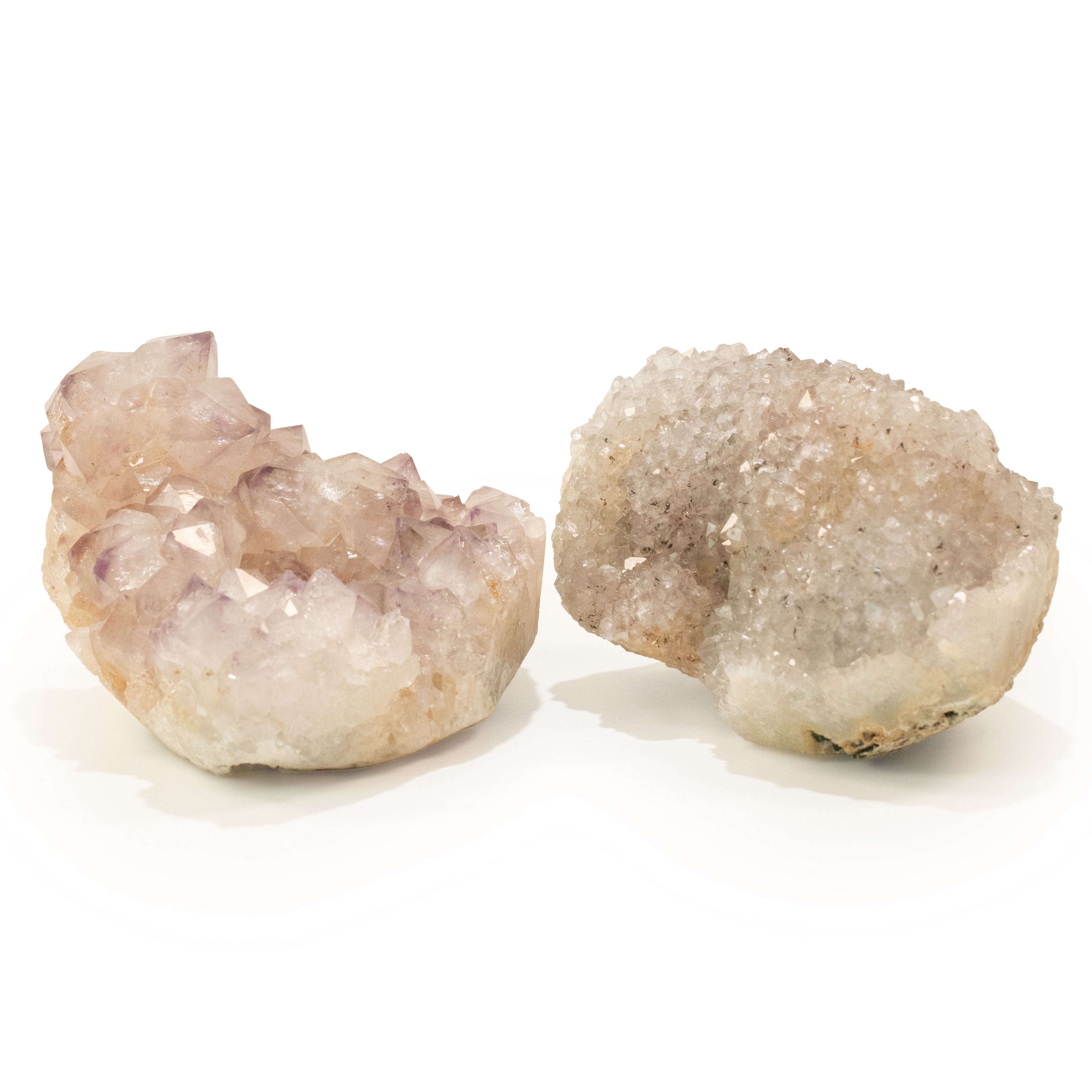 Small Assorted Amethyst Geodes - 3-5 cm (aprox 1KG) 4-6 pieces Calcite