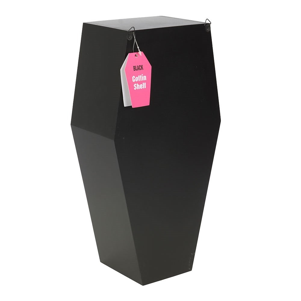 Small Black Coffin Shelf