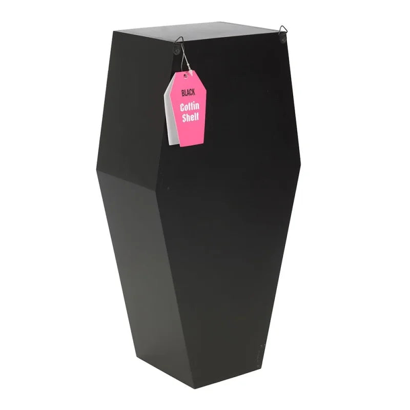 Small Black Coffin Shelf