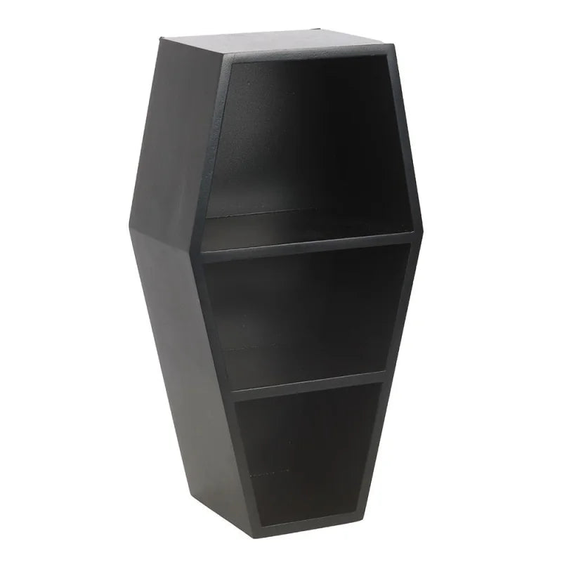 Small Black Coffin Shelf