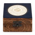 Small Enamelled Box - Aquarius Ceramic Glazed Wooden Boxes