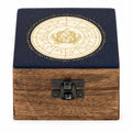 Small Enamelled Box - Cancer Ceramic Glazed Wooden Boxes