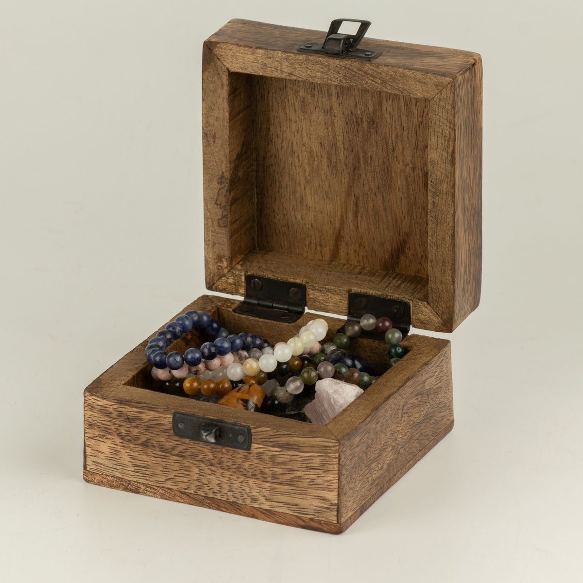 Small Enamelled Box - Cancer Ceramic Glazed Wooden Boxes