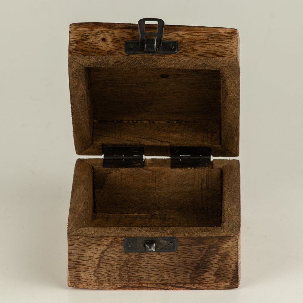 Small Enamelled Box - Capricorn Ceramic Glazed Wooden Boxes