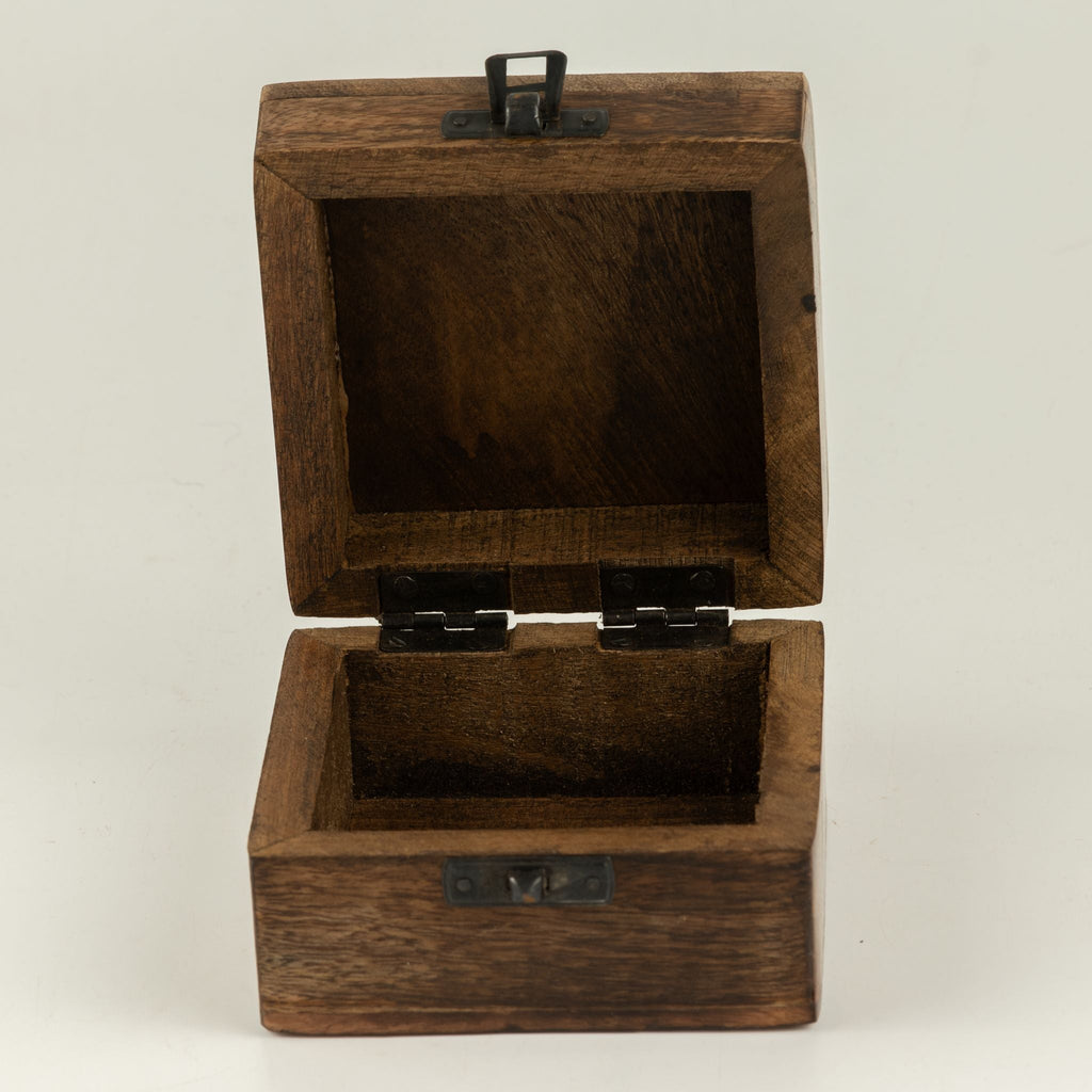 Small Enamelled Box - Gemini Ceramic Glazed Wooden Boxes