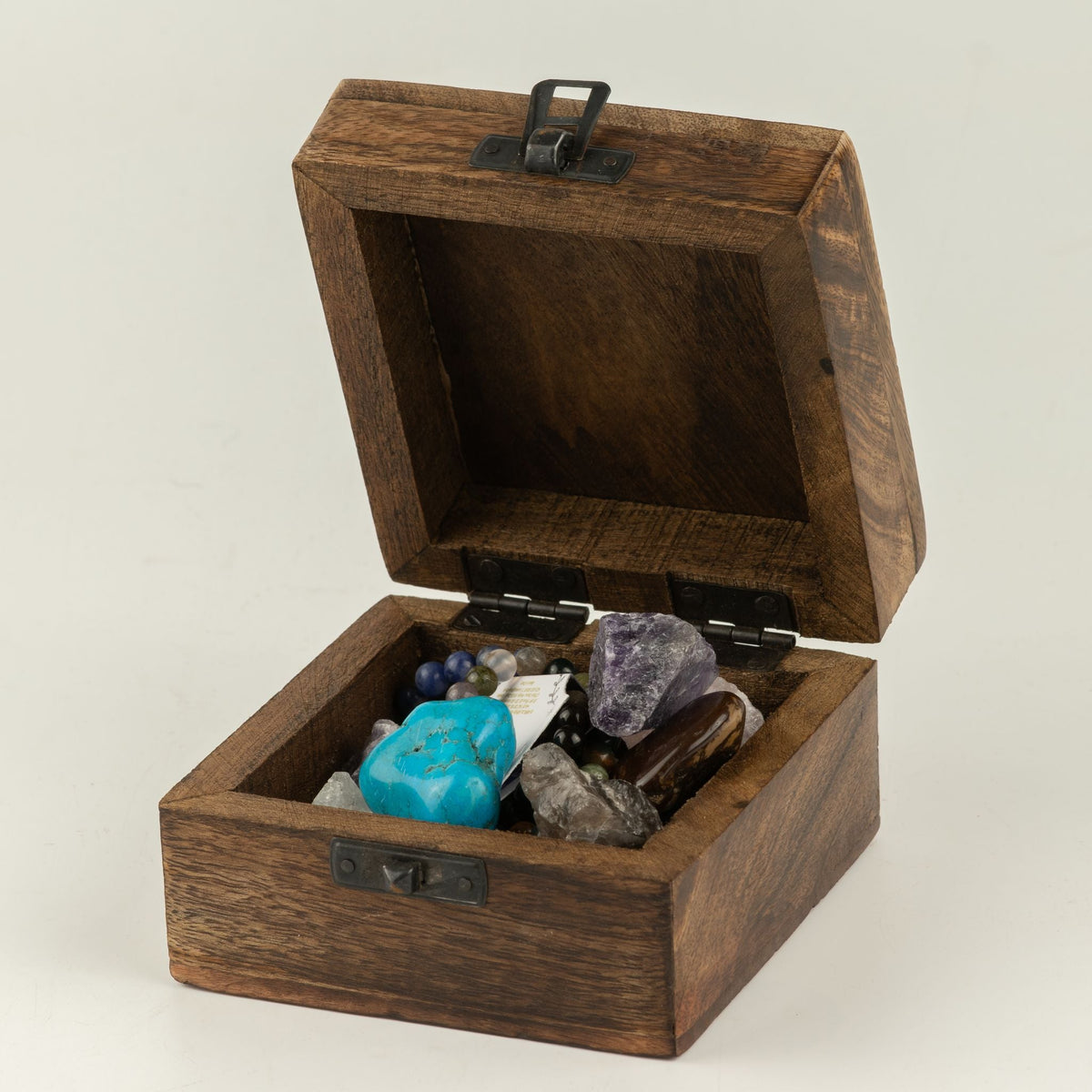 Small Enamelled Box - Gemini Ceramic Glazed Wooden Boxes