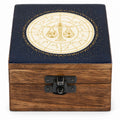 Small Enamelled Box - Libra Ceramic Glazed Wooden Boxes