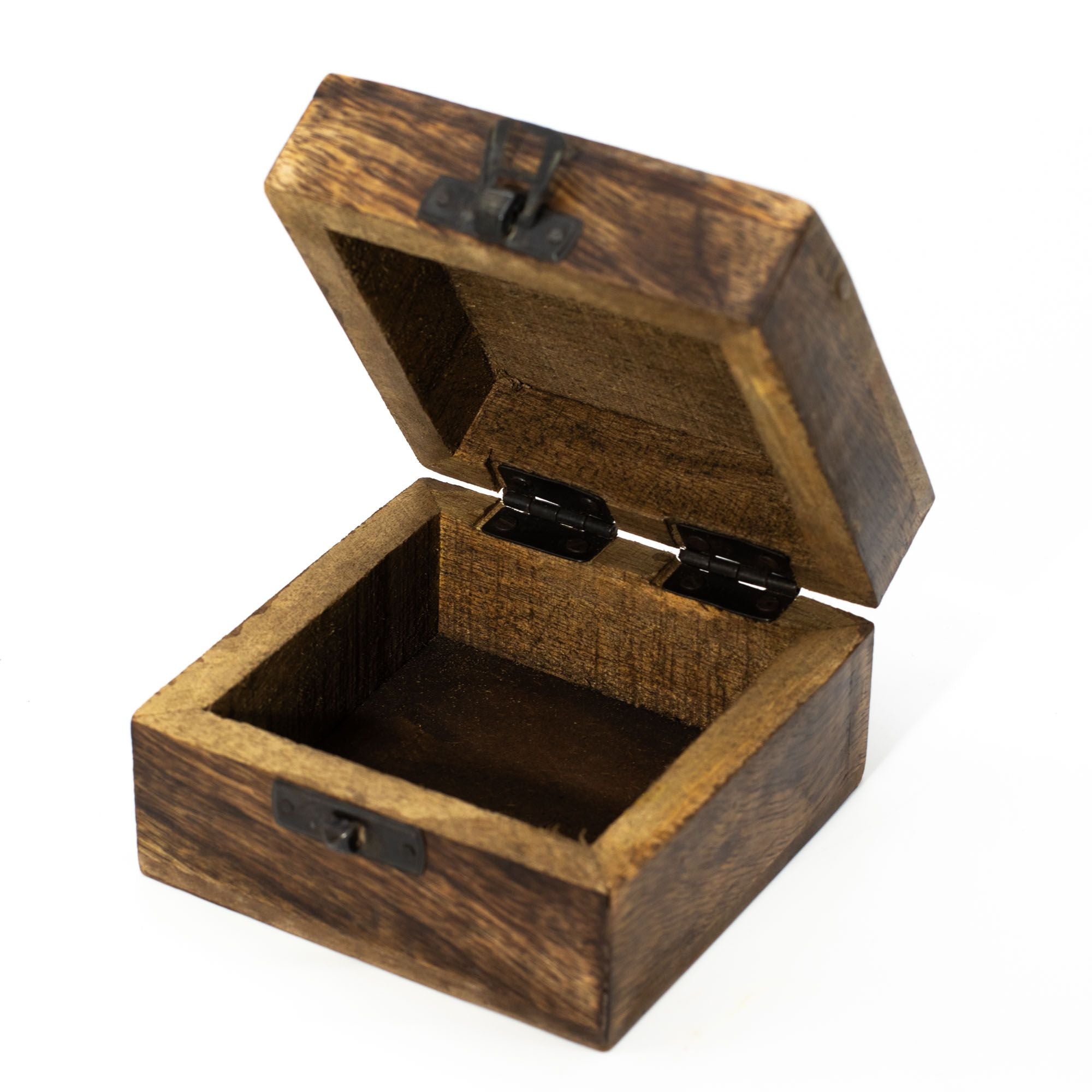 Small Enamelled Box - Lune D’Amore Ceramic Glazed Wooden Boxes