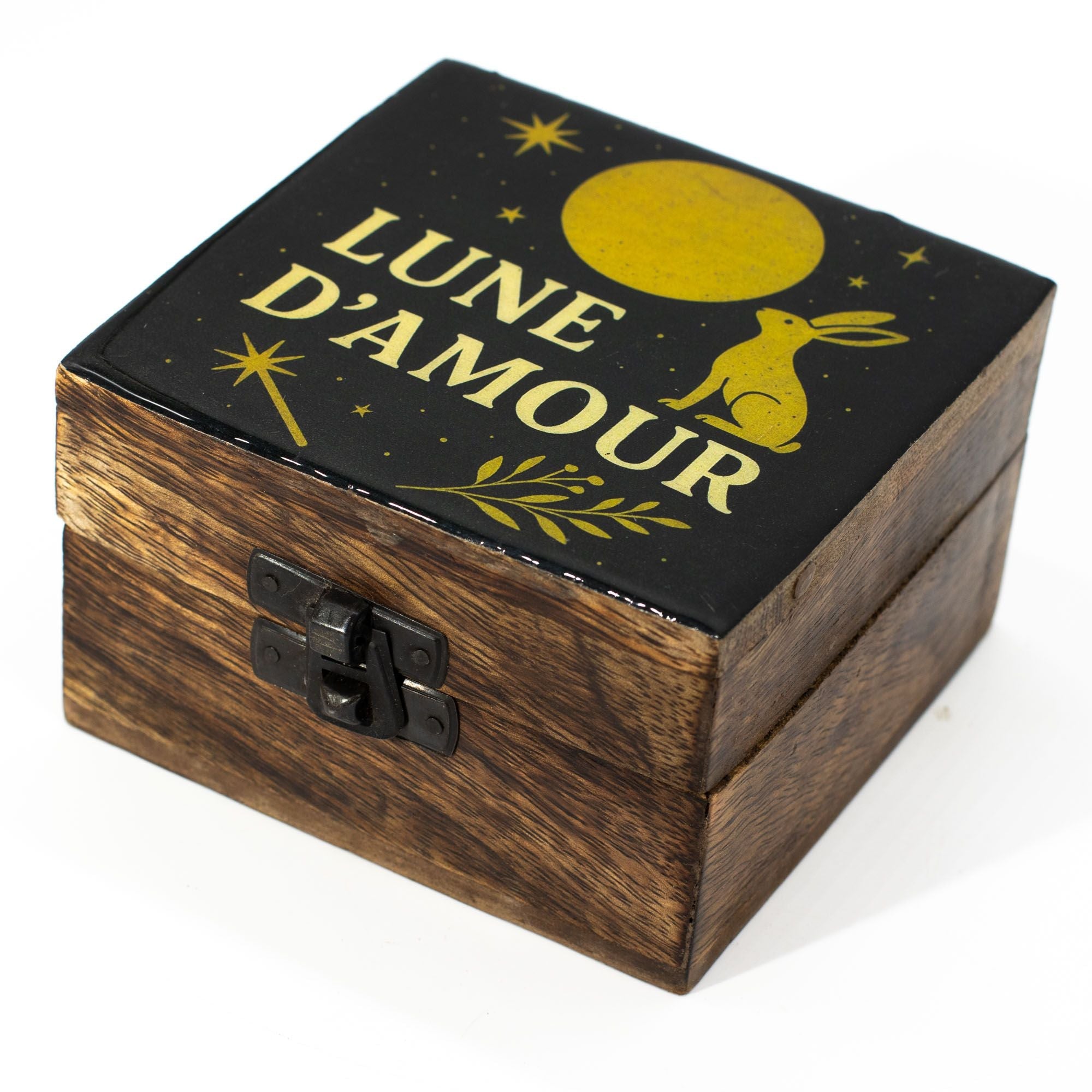 Small Enamelled Box - Lune D’Amore Ceramic Glazed Wooden Boxes