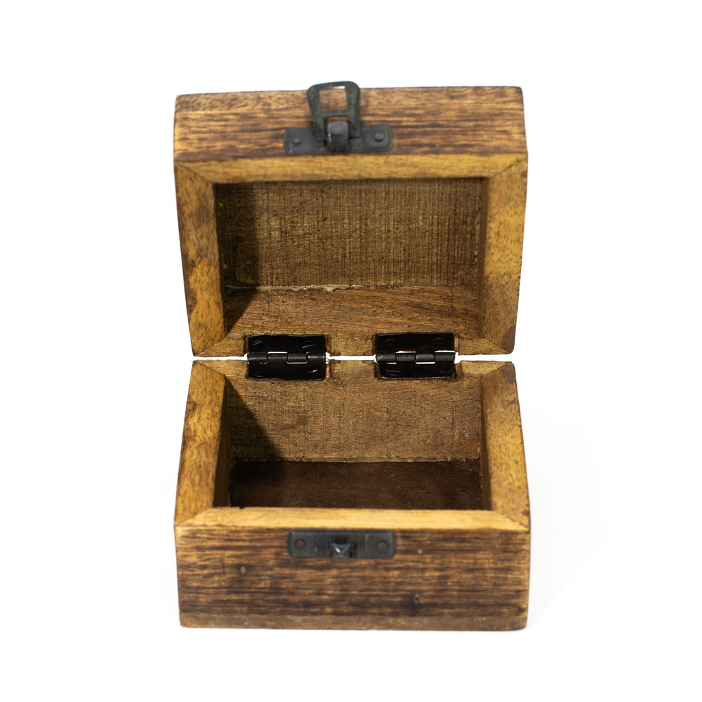Small Enamelled Box - Mi Pequeno Mundo Ceramic Glazed Wooden Boxes