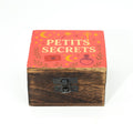 Small Enamelled Box - Petite Secrets Ceramic Glazed Wooden Boxes