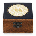 Small Enamelled Box - Pisces Ceramic Glazed Wooden Boxes