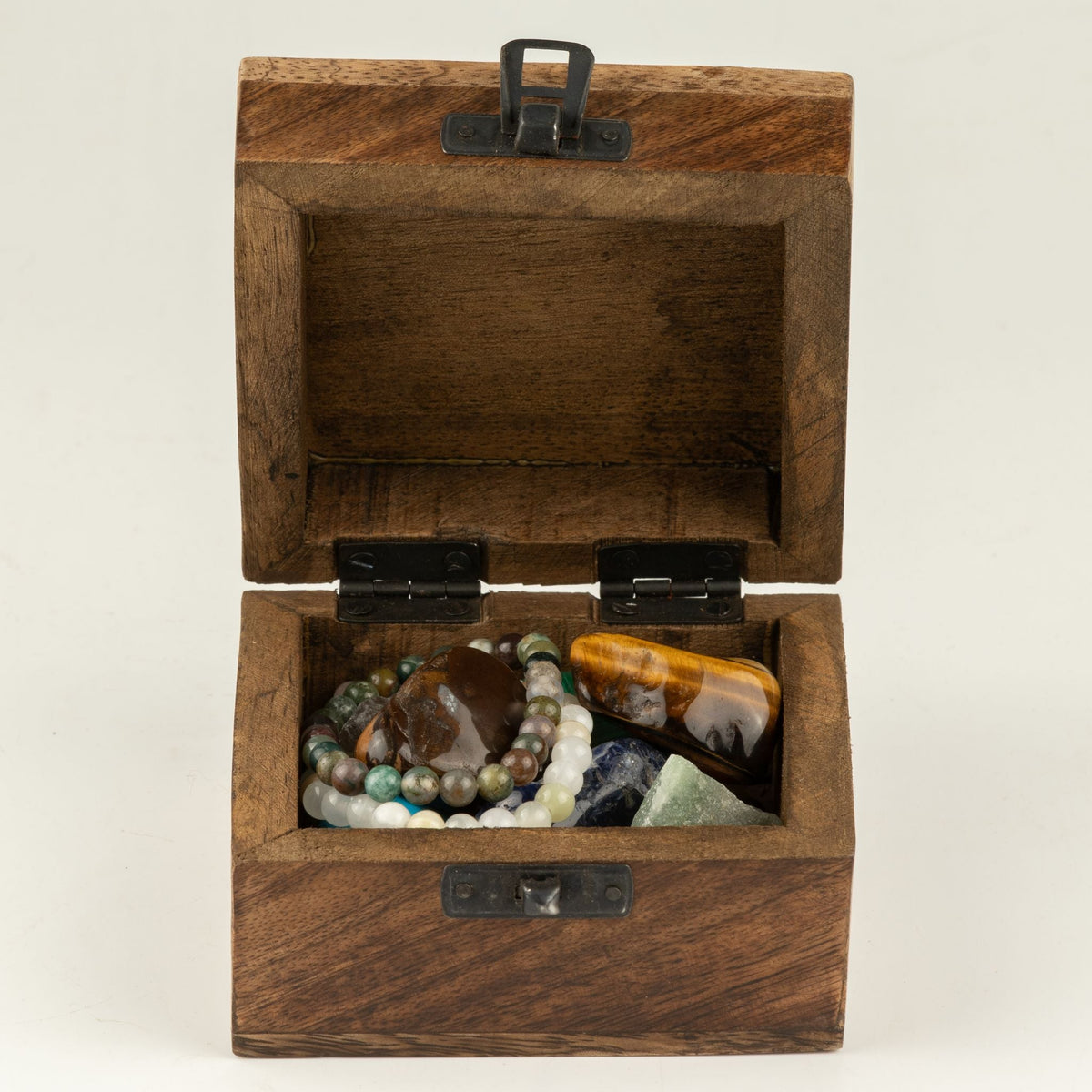 Small Enamelled Box - Pisces Ceramic Glazed Wooden Boxes