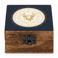 Small Enamelled Box - Taurus Ceramic Glazed Wooden Boxes