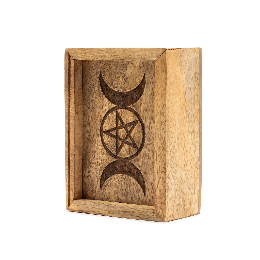 Small Tarot Box with Card Holder Storage & Reading Boxes