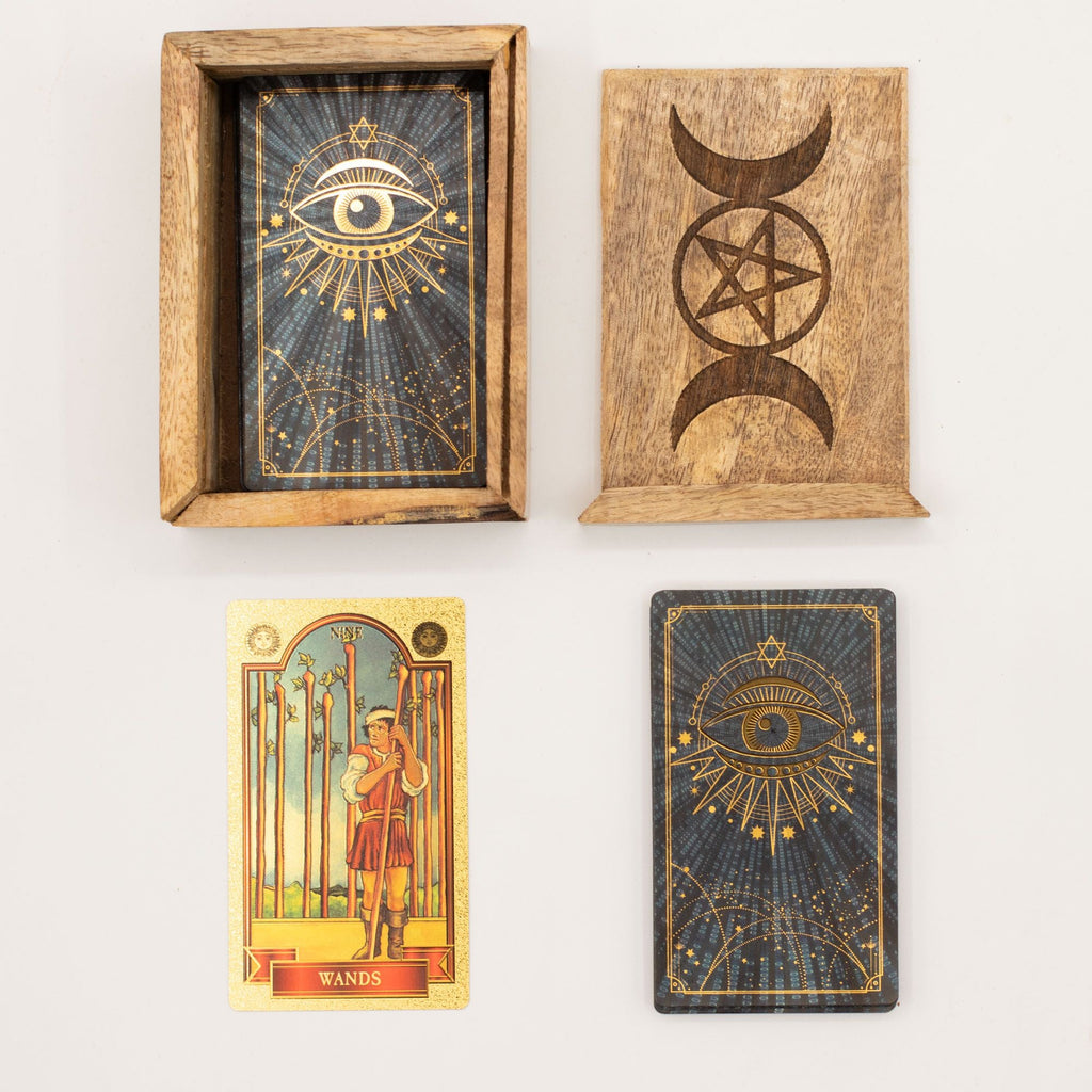 Small Tarot Box with Card Holder Storage & Reading Boxes