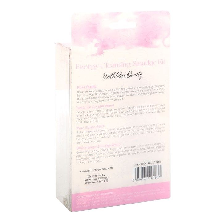 Smudge Kit with Rose Quartz Crystal From Witch, Please!