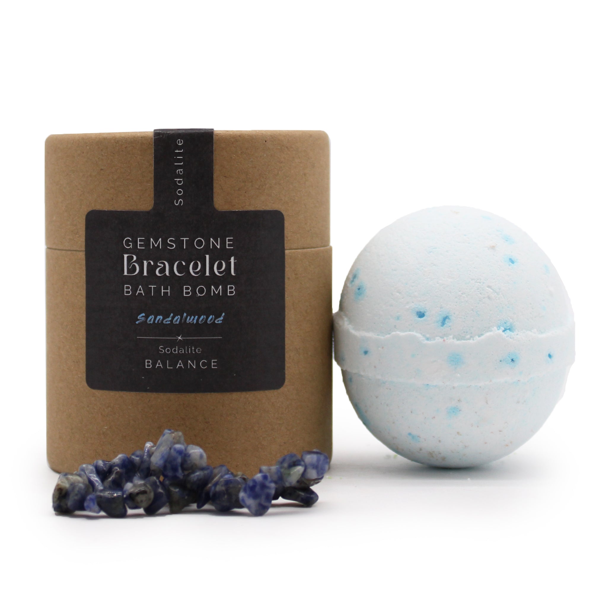 Sodalite Gem Bracelet Bath Bomb From Witch, Please!