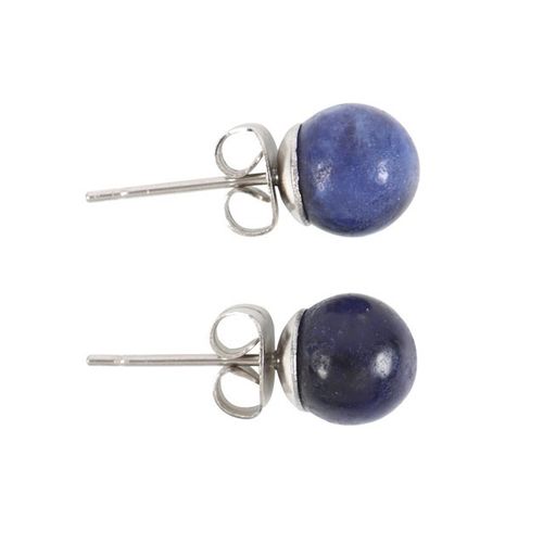 Sodalite Semi Precious Crystal Earrings From Witch, Please!