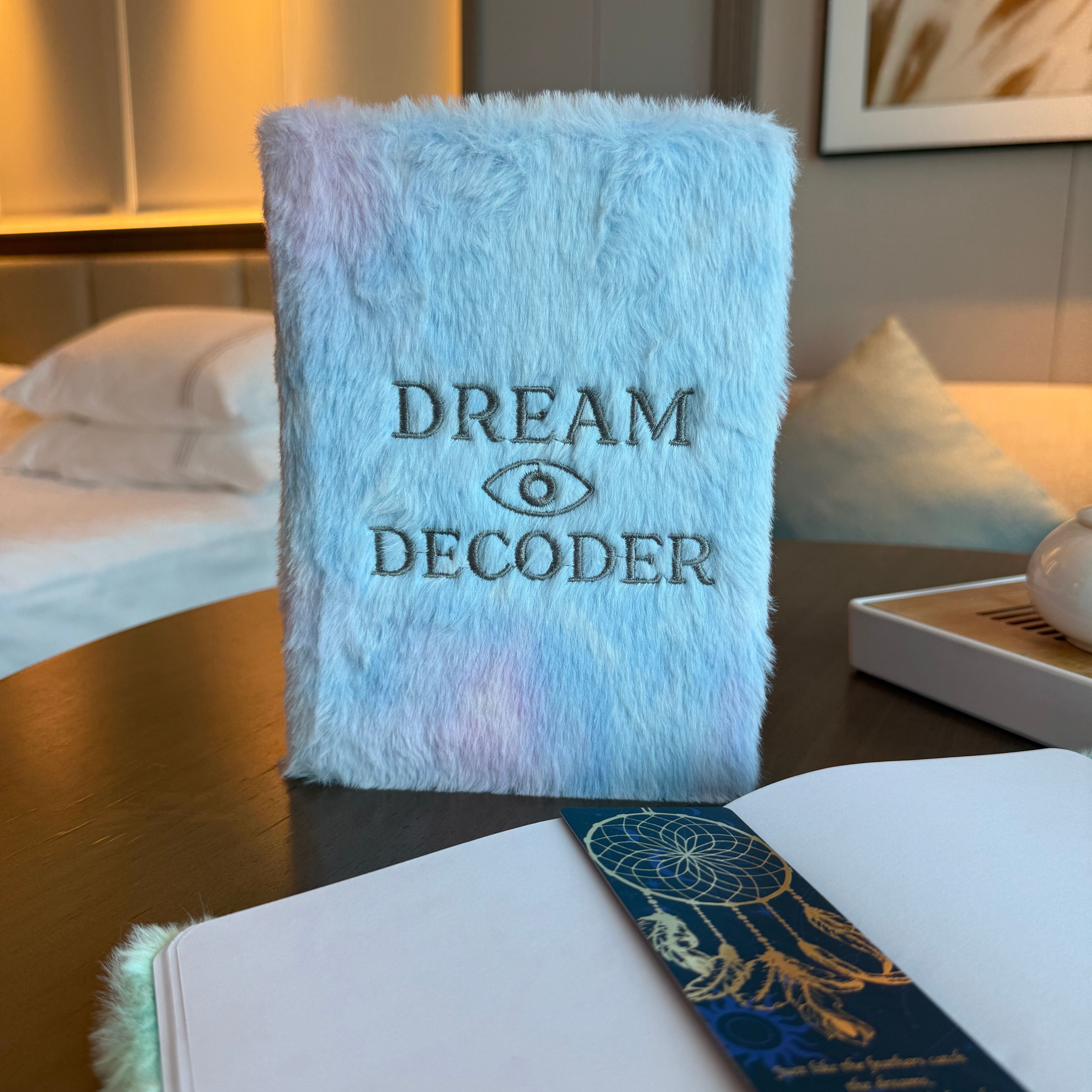 Soft Book Dream Journal Dream Decoder Pastel Faux Fur – Witch, Please!