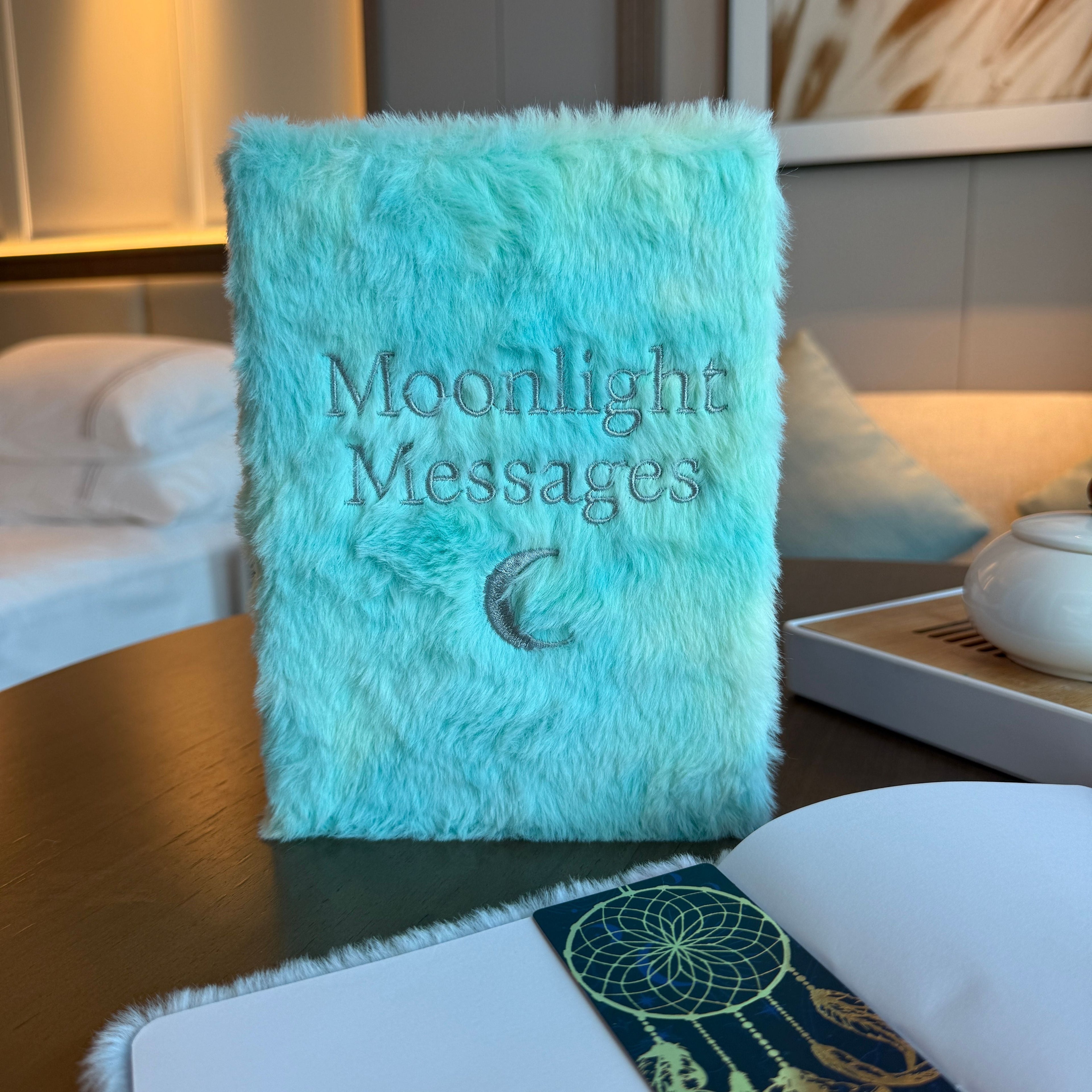 Soft Book Dream Journal - 80 pages - Moonlight Messages Wellness & Gratitude Notebooks