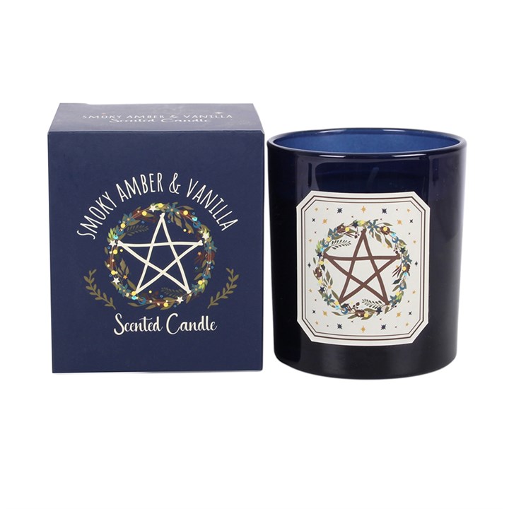 Solstice Wreath Smoky Amber & Vanilla Candle