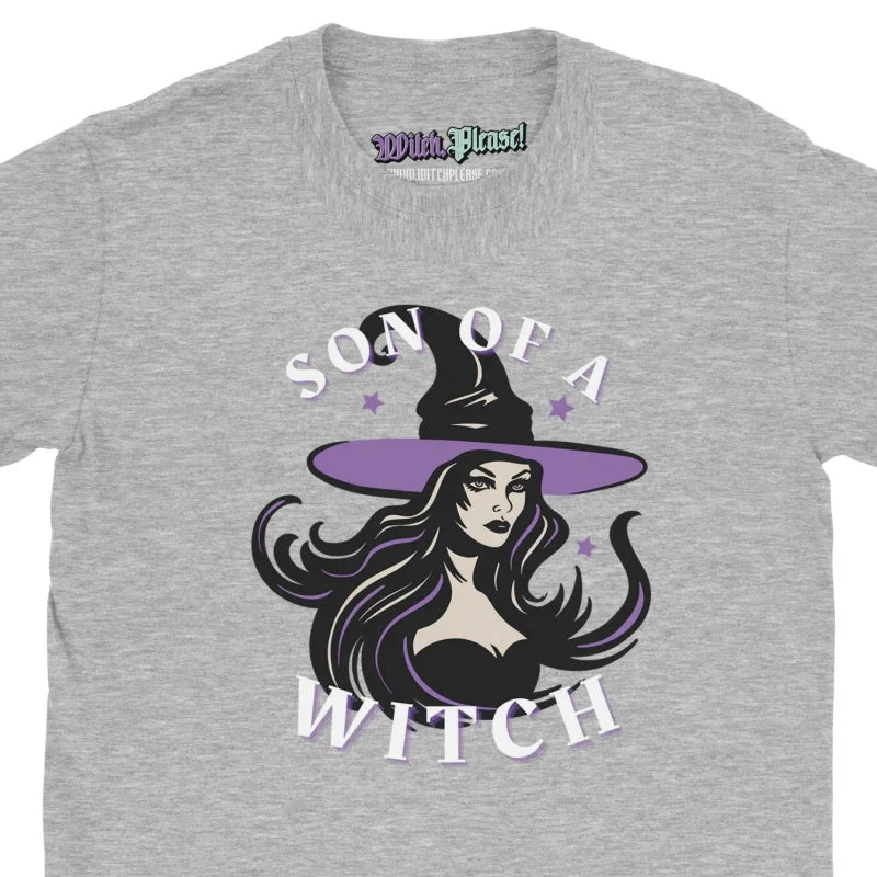 Son of a Witch Graphic T-Shirt - Childrens Heavyweight Cotton Tee