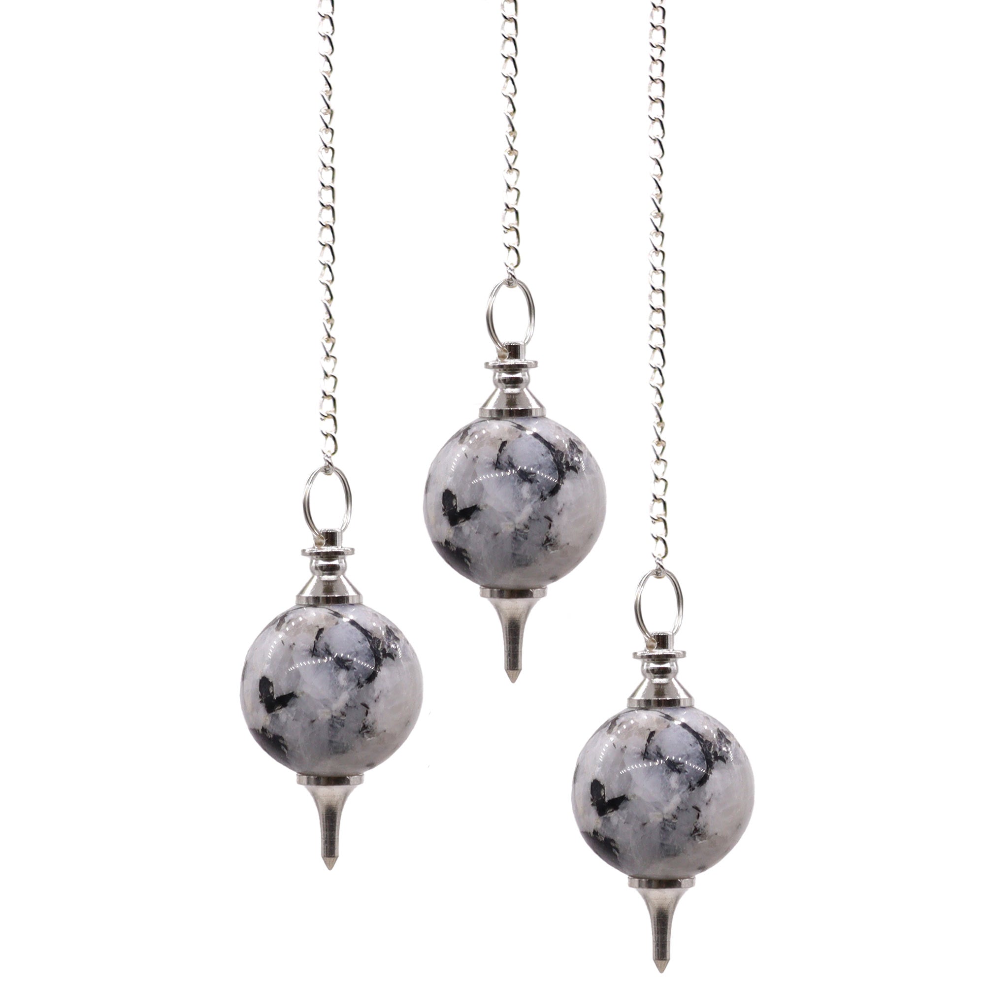 Sphere Pendulums - Rainbow Moonstone From Witch, Please!