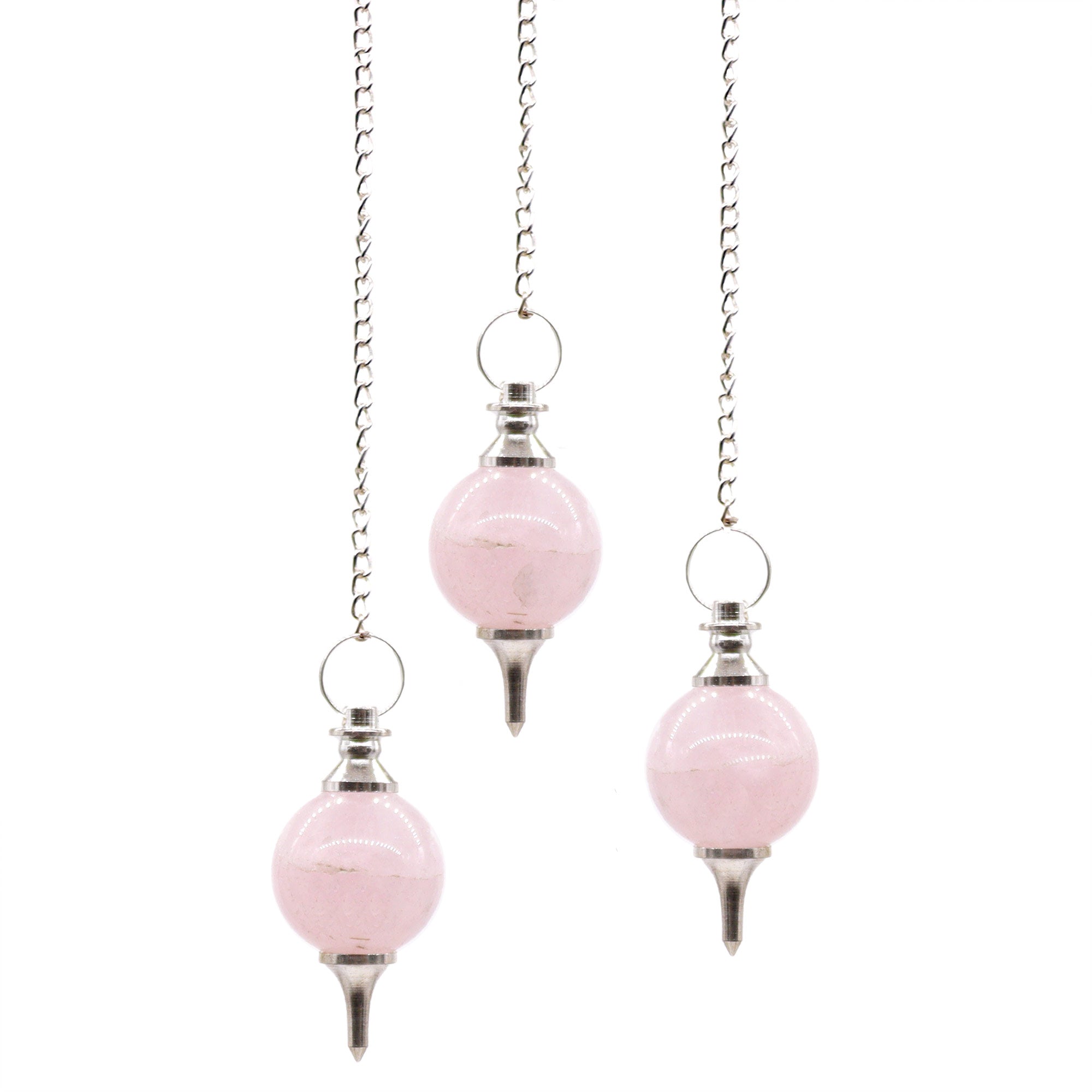 Sphere Pendulums - Rose Quartz From Witch, Please!