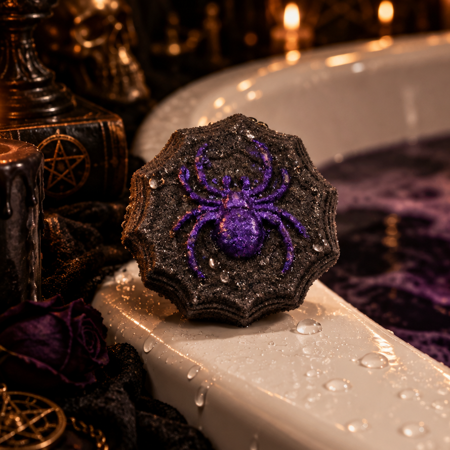 Spider Hallloween Bath Bomb 60g Halloween bombs - 180g