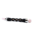 Spiral Carving Healing Wand - Copper Pipe Rose Quartz From Witch, Please!