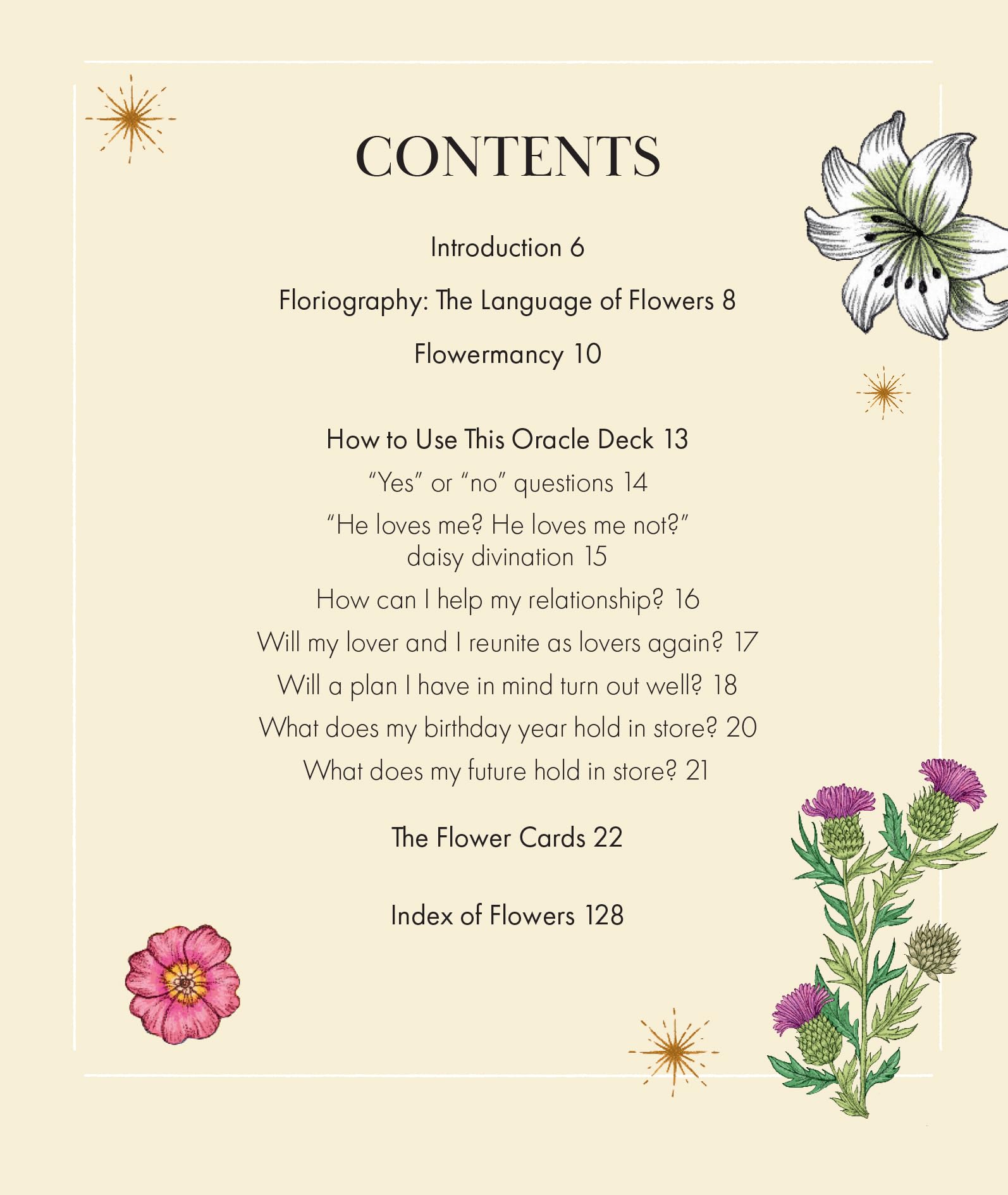 Spirits in Flowers Oracle Deck : Includes 52 Cards and a 128-Page Illustrated Book - Sold by Witch, Please!