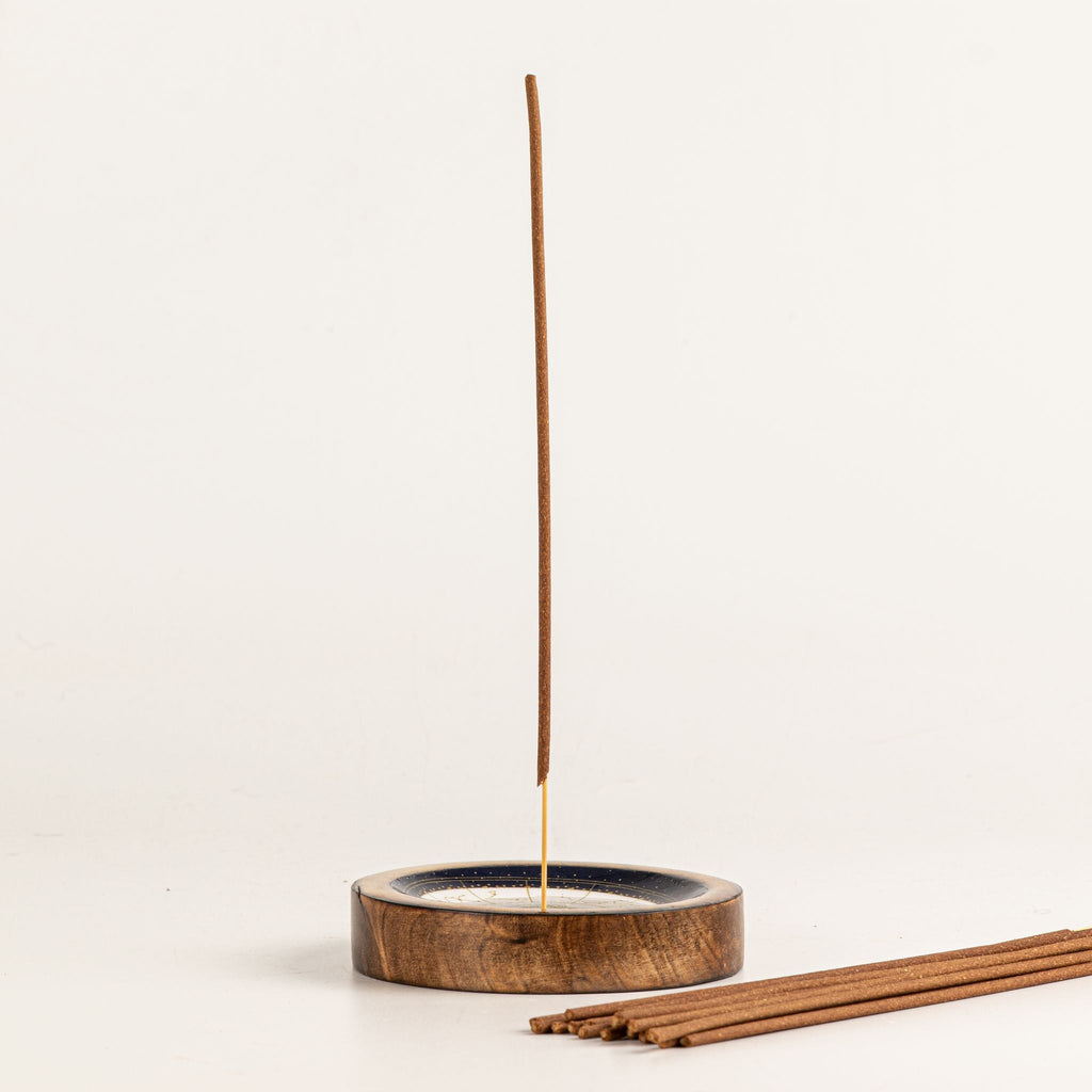Stars Sign Mini Bowl & Incense Stick Holder - Leo