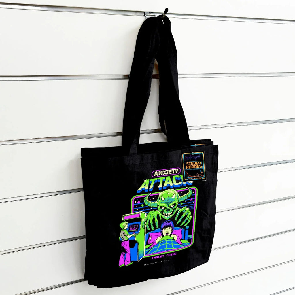 Steven Rhodes (Anxiety Attack) Black Tote Bag