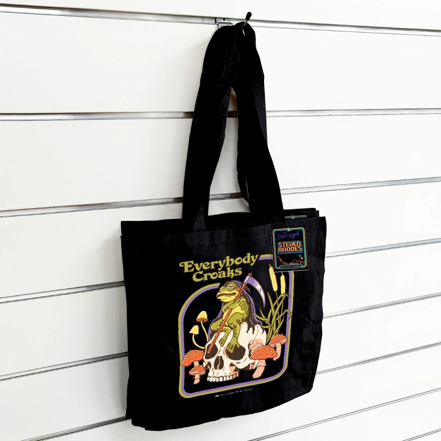 Steven Rhodes (Everybody Croaks) Black Tote Bag General merchandise