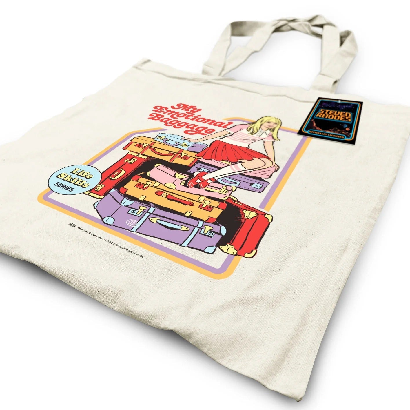 Steven Rhodes (My Emotional Baggage) Natural Tote Bag General merchandise