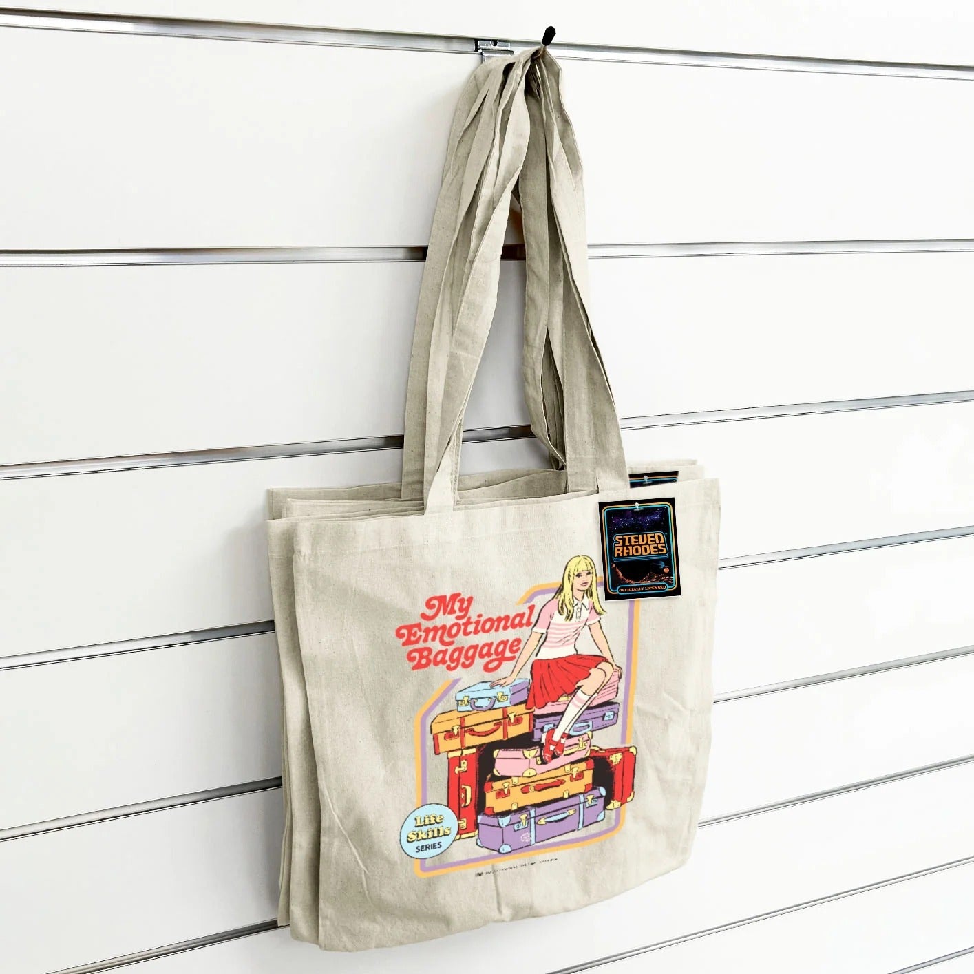 Steven Rhodes (My Emotional Baggage) Natural Tote Bag General merchandise