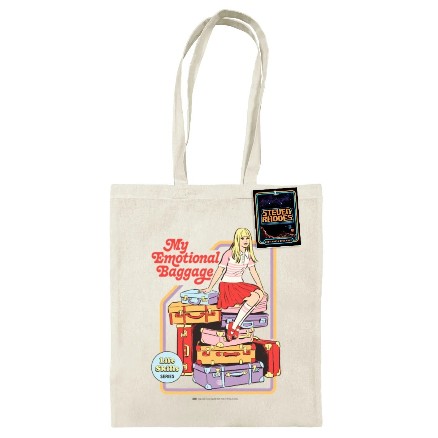 Steven Rhodes (My Emotional Baggage) Natural Tote Bag General merchandise