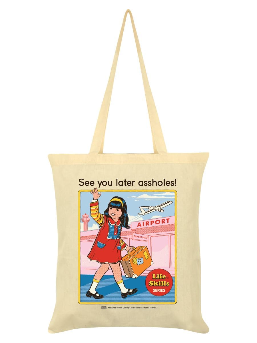 Steven Rhodes (See You Later) Natural Tote Bag