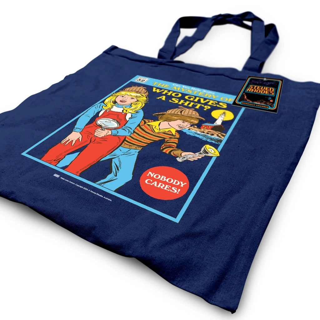 Steven Rhodes (The Mystery) French Navy Tote Bag Bags
