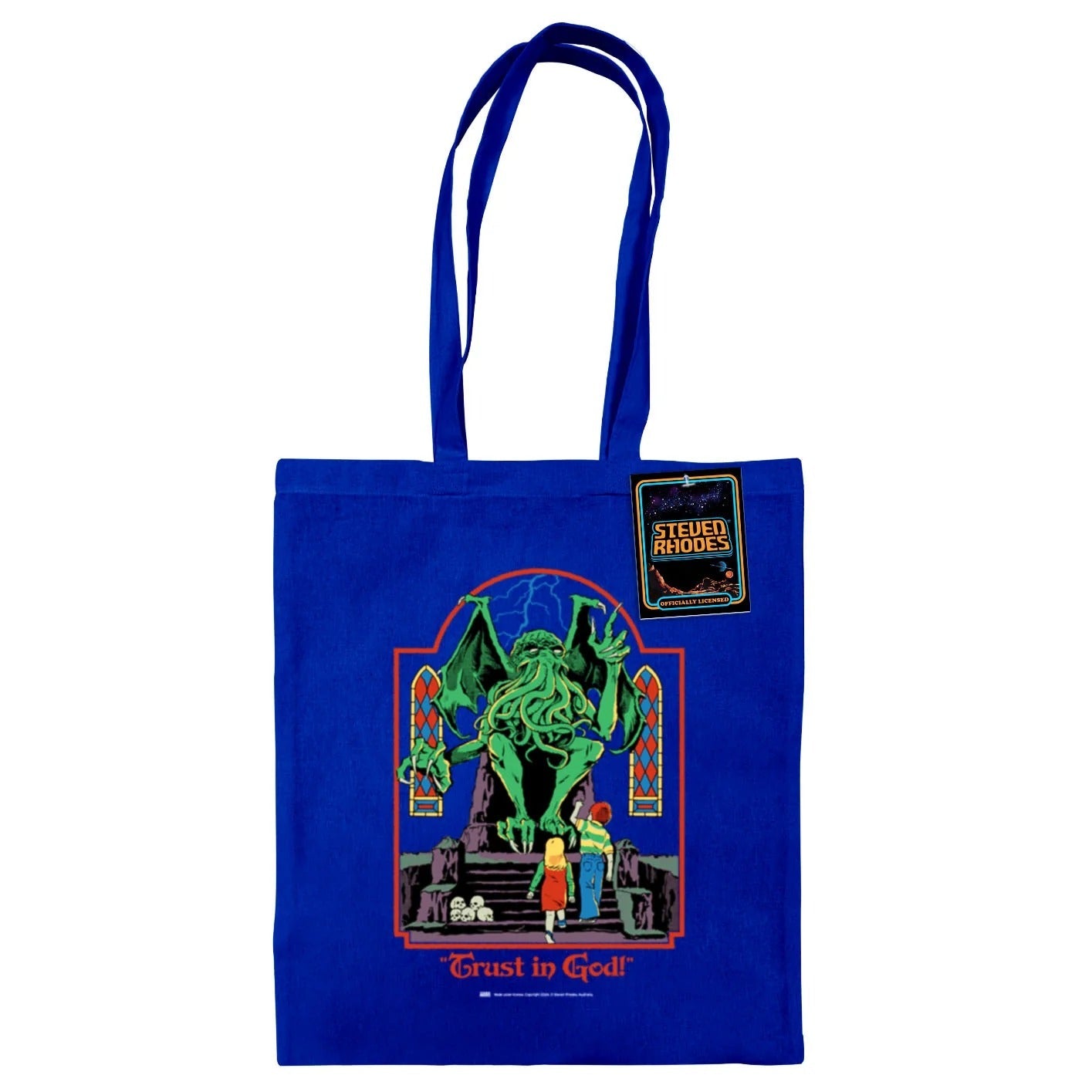 Steven Rhodes (Video Games Rot Your Brain) Bright Royal Tote Bag Bags