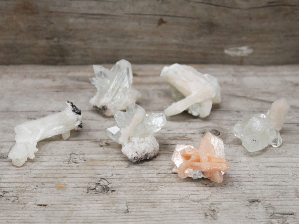 Stilbite Combination with Appophyllite 20-30mm From Witch, Please!