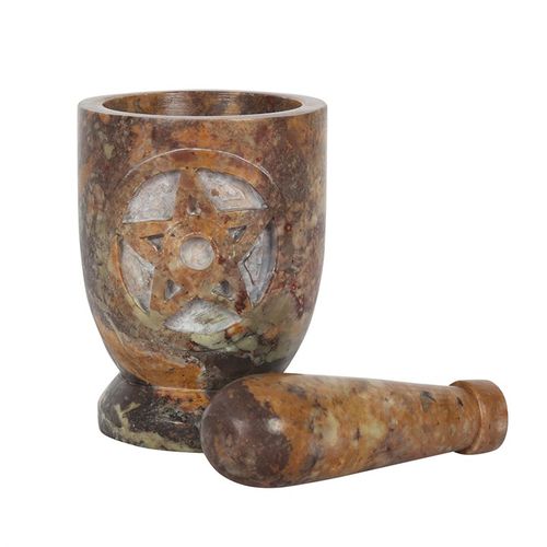 Stone Pentagram Mortar and Pestle From Witch, Please!