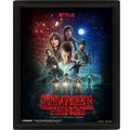 Stranger Things (One Sheet) 10 x 8" 3D Lenticular Poster (Framed)