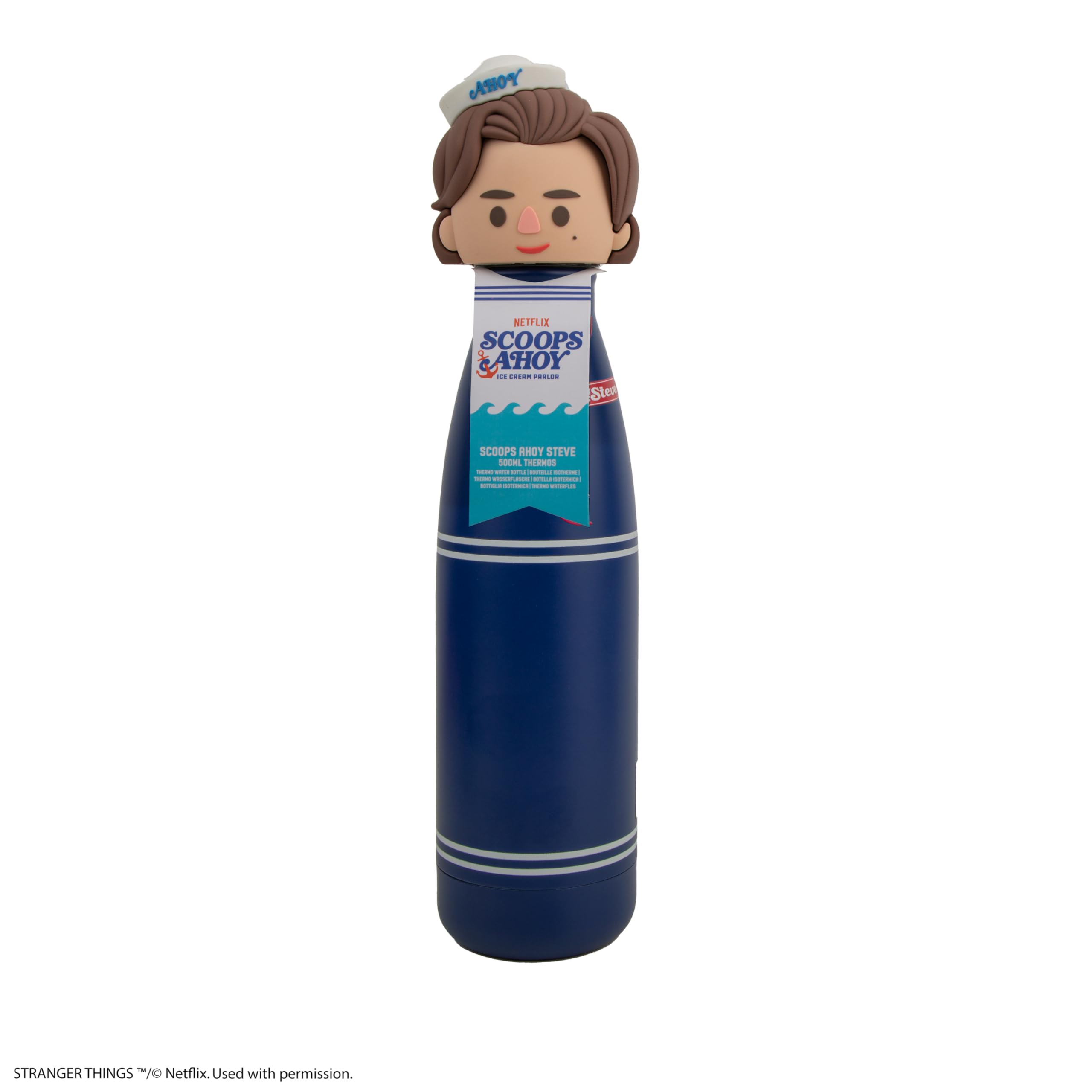 Stranger Things Scoops Ahoy Steve Water Bottle